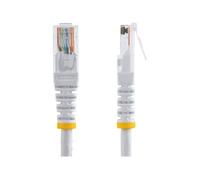 StarTech.com Câble patch UTP Cat5e de 15 m avec RJ45 moulé blanc - Cordon de connexion de 15 m - Cordon de raccordement - RJ-45 (M) pour RJ-45 (M) - 15 m - UTP - CAT 5e - moulé - blanc