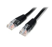 StarTech.com Câble patch UTP Cat5e de 15 m avec RJ45 moulé noir - Cordon de connexion de 15 m