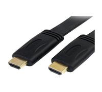 StarTech.com Câble plat - HDMI vers HDMI avec Ethernet - Ultra HD 4k x 2k - Câble HDMI avec Ethernet - HDMI mâle pour HDMI mâle - 1.8 m - noir