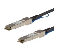 StarTech.com Câble QSFP+ à connexion directe de 5 m - Compatible avec Cisco QSFP-H40G-CU5M - Cordon QSFP+ 40G - Câble Twinax passif - Câble à attache directe - QSFP+ pour QSFP+ - 5 m - twinaxial - SFF