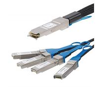 Startech.com câble qsfp+ vers 4x sfp+ de 1 m - conforme à msa - cordon