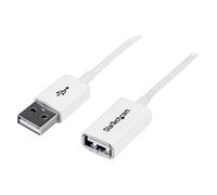 StarTech.com Câble Rallonge USB 3m - Câble USB 2.0 A-A Mâle / Femelle - Blanc