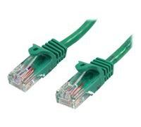 StarTech.com Câble réseau Cat5e UTP sans crochet de 1m - Cordon Ethernet RJ45 anti-accroc - M/M - Vert