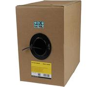 StarTech.com Câble réseau Cat5e UTP monobrin ignifuge (CMR) en vrac de 304,8 m - Noir (WIR5ECMRBK)