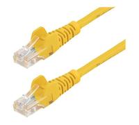 StarTech.com Câble réseau Cat5e UTP sans crochet - 7 m Jaune - Cordon Ethernet RJ45 anti-accroc - Câble patch - Cordon de raccordement - RJ-45 (M) pour RJ-45 (M) - 7 m - UTP - CAT 5e - sans...