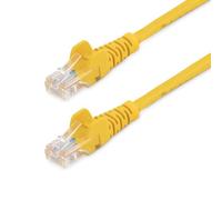 StarTech.com Câble réseau Cat5e UTP sans crochet de 1 m - Cordon Ethernet RJ45 - jaune