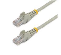 StarTech.com Câble réseau Cat5e UTP sans crochet de 1m - Cordon Ethernet RJ45 anti-accroc - M/M - Gris