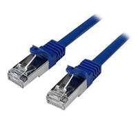 StarTech.com Câble réseau Cat6 blindé SFTP sans crochet - 3 m Bleu - Cordon Ethernet RJ45 anti-accroc - Câble patch - Cordon de raccordement - RJ-45 (M) pour RJ-45 (M) - 3 m - SFTP / 50 micromètres - 