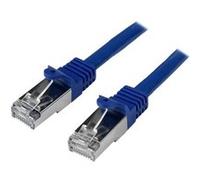 StarTech.com Câble réseau Cat6 blindé SFTP sans crochet - 5 m Bleu - Cordon Ethernet RJ45 anti-accroc - Câble patch - Cordon de raccordement - RJ-45 (M) pour RJ-45 (M) - 5 m - SFTP / 50 micromètres -