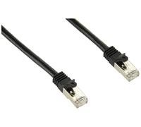 StarTech.com Cable reseau Cat6 blinde SFTP sans crochet de 50 cm - Cordon Ethernet RJ45 anti-accroc - Cable patch M/M - Noir - cordon de raccordement - 50 cm - noir