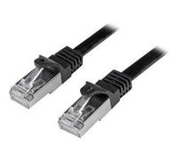 StarTech.com Câble réseau Cat6 blindé SFTP sans crochet - 50 cm Noir - Cordon Ethernet RJ45 anti-accroc - Câble patch - Cordon de raccordement - RJ-45 (M) pour RJ-45 (M) - 50 cm - SFTP / 50 micromètre