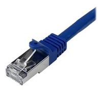 StarTech Câble réseau Cat6 blindé SFTP 1 m Bleu RJ45 M/M sans crochet (N6SPAT1MBL)