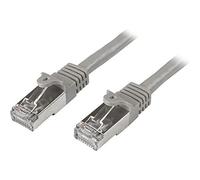 StarTech.com Câble réseau Cat6 blindé SFTP sans crochet de 5 m - Cordon Ethernet RJ45 anti-accroc - M/M - Gris