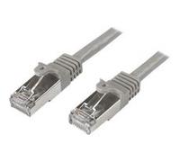 Câble réseau Cat6 blindé SFTP sans crochet de 5m - Cordon Ethernet RJ45 anti-accroc - Câble patch Mâle / Mâle - Gris - Cordon de raccordement - RJ-45