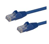 StarTech.com Câble réseau Cat6 Gigabit UTP sans crochet de 10m - Cordon Ethernet RJ45 anti-accroc - M/M - Bleu (N6PATC10MBL)