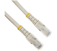 StarTech.com Câble réseau Cat6 Gigabit UTP sans crochet de 1m - Cordon Ethernet RJ45 anti-accroc - M/M - Blanc (N6PATC1MWH)