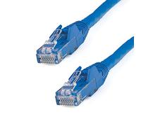 StarTech.com Câble réseau Cat6 Gigabit UTP sans crochet de 2m - Cordon Ethernet RJ45 anti-accroc - M/M - Bleu (N6PATC2MBL)