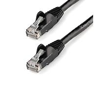 StarTech.com Câble réseau Cat6 Gigabit UTP sans crochet de 2m - Cordon Ethernet RJ45 anti-accroc - M/M - Noir (N6PATC2MBK)