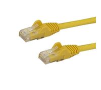 StarTech.com Câble réseau Cat6 Gigabit UTP sans crochet de 3m - Cordon Ethernet RJ45 anti-accroc - M/M - Jaune