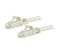 StarTech.com Câble réseau Cat6 Gigabit UTP sans crochet de 5m - Cordon Ethernet RJ45 anti-accroc - M/M - Blanc