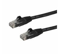 StarTech.com Câble réseau Cat6 Gigabit UTP sans crochet de 5m - Cordon Ethernet RJ45 anti-accroc - M/M - Noir (N6PATC5MBK)