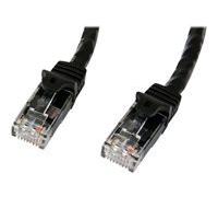 StarTech.com Câble réseau Cat6 Gigabit UTP sans crochet de 3m - Cordon Ethernet RJ45 anti-accroc - M/M - Orange