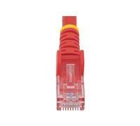 Startech.com câble réseau cat6 utp sans crochet - 50 cm rouge - cordon