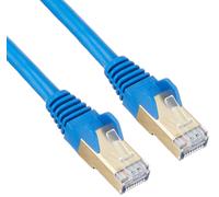 StarTech.com Câble réseau Cat6a STP blindé sans crochet - 2 m Bleu - Cordon Ethe