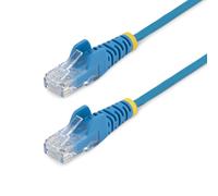 StarTech Câble réseau Ethernet RJ45 Cat6 N6PAT150CMBLS 1,5 m Slim UTP Bleu sans crochet