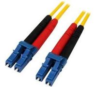 StarTech.com Câble Réseau Fibre Optique LC vers LC Mâle / Mâle - Duplex Monomode 9/125 LSZH - Jaune 4 m