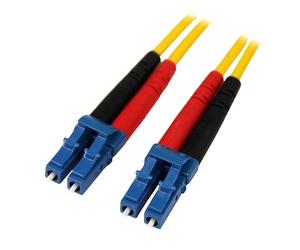 StarTech.com Câble Réseau Fibre Optique LC vers LC Mâle / Mâle - Duplex Monomode 9/125 LSZH - Jaune 7 m
