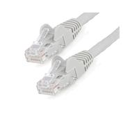 StarTech.com Câble Réseau N6LPATCH5MGR 5m Cat6 U/UTP (UTP) Gris, Conducteur Cuivre, LSZH, 10GBase-T, 650MHz, PoE 100W, Connecteurs RJ45 Plaqué Or
