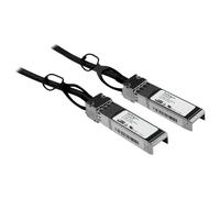StarTech.com Câble réseau passif SFP+ 10 GbE à connexion directe twinax en cuivre de 1 m - Cordon SFP+ 10GBase-CU compatible Cisco - Câble à attache directe - SFP+ pour SFP+ - 1 m - twinaxial - pour P