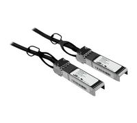StarTech.com Câble réseau passif SFP+ 10 GbE à connexion directe twinax en cuivre de 1 m - Cordon SFP+ 10GBase-CU compatible Cisco - Câble à attache directe - SFP+ pour SFP+ - 1 m - twinaxial - pour P