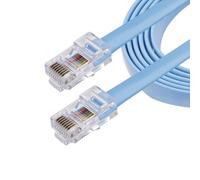 StarTech Câble console Rollover RJ45 vers RJ45 1,8 m Bleu AWG26 PVC