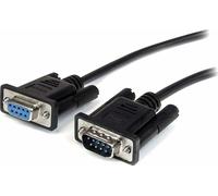 StarTech.com Câble RS232 série droit DB9 noir de 2 m - mâle/femelle