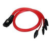 StarTech Câble SAS ST SAS8087S4R50 SFF-8087 vers 4x SATA 0,5 m