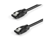 StarTech.com Câble SATA III 0.3m, Connecteurs 7-Pin Mâle/Mâle Droit, 6Gbps, AWG 30, RoHS, CE, REACH - SATRD30CM