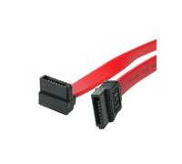 StarTech.com Câble SATA Serial ATA - 46 cm - 18 pouces - Rouge - 1 Connecteur Angle Droit Coudé