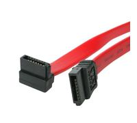 StarTech.com Câble SATA Serial ATA - 46 cm - 18 pouces - Rouge - 1 Connecteur Angle Droit Coudé