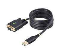 StarTech – Câble adaptateur USB vers série Null Modem FTDI RS232 2 m noir DB-9 (M)