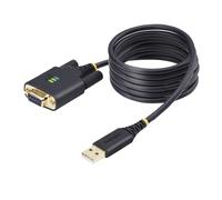 StarTech – Câble adaptateur USB vers série Null Modem FTDI RS232 2 m noir DB-9 (M)