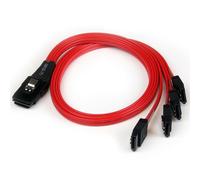 StarTech.com Câble SFF-8087 vers 4x SATA 50 cm - Câble interne Mini SAS vers Serial-ATA Reverse Multilane