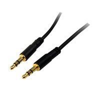StarTech.com Câble slim audio stéréo de 3,5 mm (M/M) - 4,6 m - Connecteurs plaqués en or - Neuf