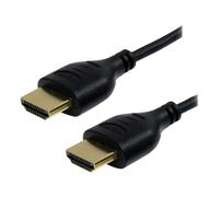 StarTech.com Câble slim - HDMI vers HDMI avec Ethernet - Ultra HD 4k x 2k - 1,8 m (HDMIMM6HSS) - Câble HDMI avec Ethernet - HDMI mâle pour HDMI mâle - 1.8 cm - noir - pour P/N: LENYMCHDVUGK...
