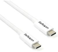 StarTech.com Câble Thunderbolt 3 - 20Gbit/s - 2m - blanc - Thunderbolt, USB et