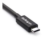 StarTech.com Câble Thunderbolt 3 (40 Gb/s) USB-C de 50 cm - Compatible Thunderbolt, USB et DisplayPort - M/M