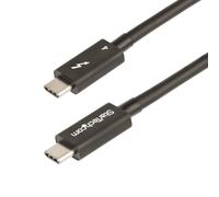 StarTech Câble Thunderbolt 4 TBLT4MM1M – 1 m, 40 Gbps, 100W PD, Vidéo 8K