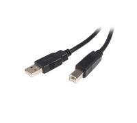StarTech.com Câble USB 2.0 A vers B 5m, Connecteurs Mâle/Mâle, 480 Mbit/s, AWG 24/28, Blindage Mylar, PVC Noir, RoHS, CE, REACH