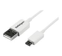 StarTech.com Câble connecteur Apple Dock 30 broches vers USB de 1 m pour iPad, iPhone, iPod - Blanc